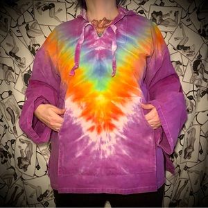 Vintage 90s Tie Dye Hoodie
